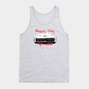 Father's Day 1960s classic American muscle car Day of Dads Tank Top